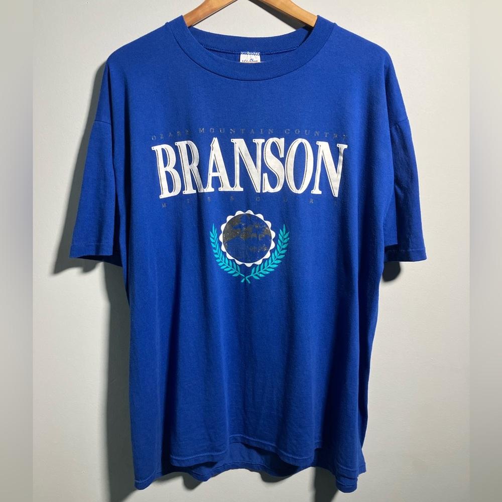 Vintage 90s Ozark Mountain country Branson, Missouri graphic print T-shirt XXL